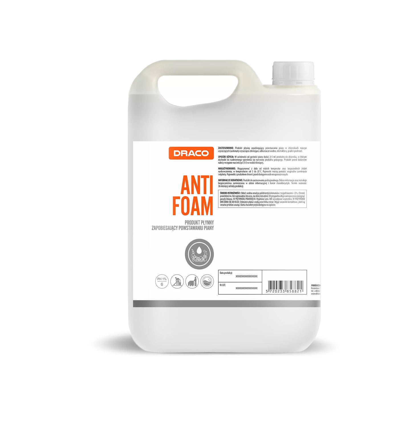 ANTI-FOAM putojimą mažinanti priemonė