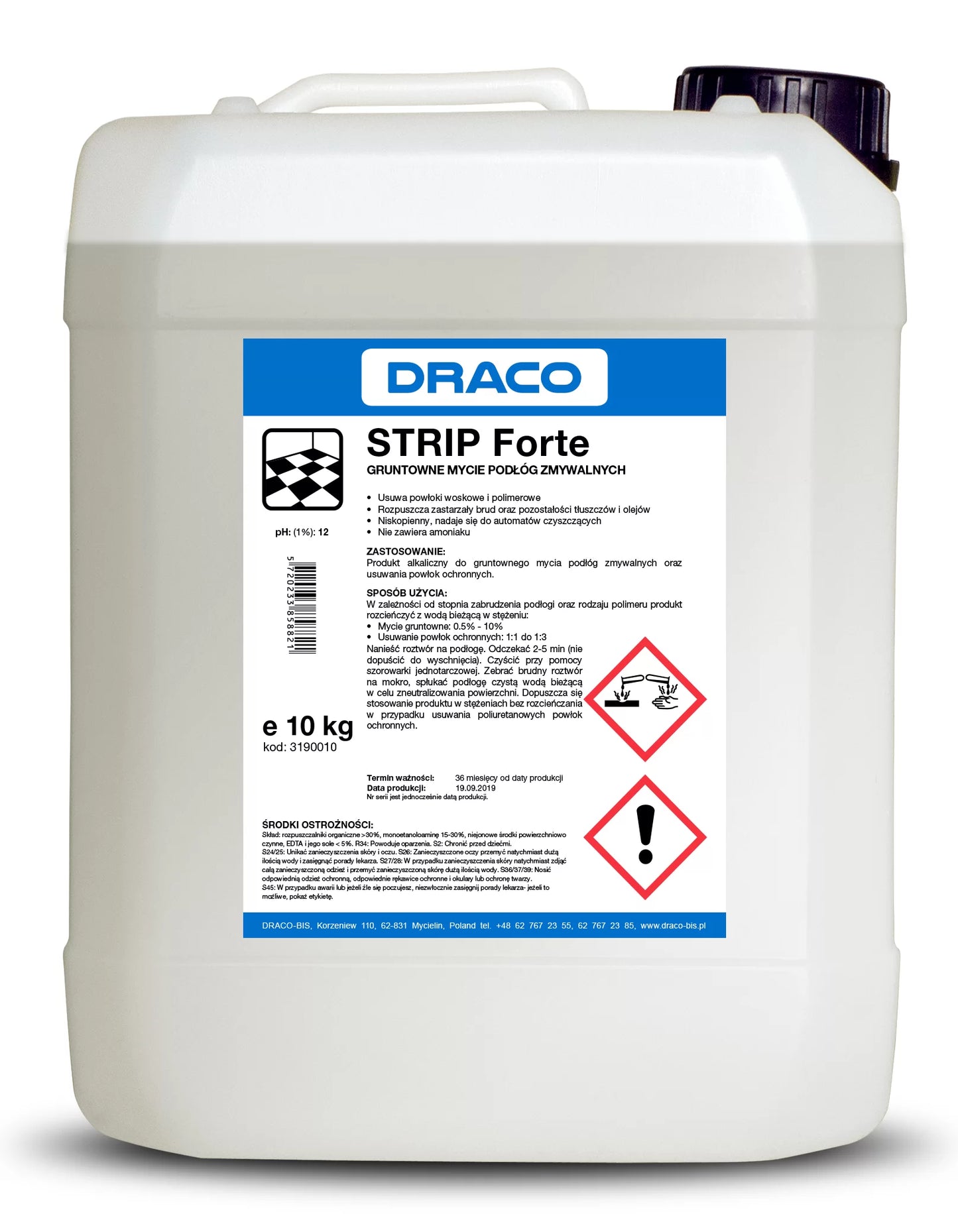 STRIP Forte intensyvaus grindų plovimo priemonė