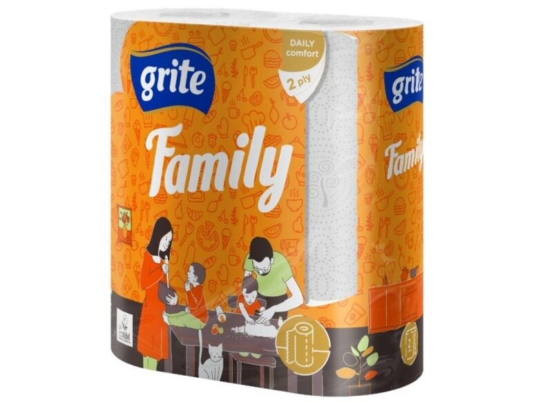 Tualetinis popierius Grite Family 4 vnt