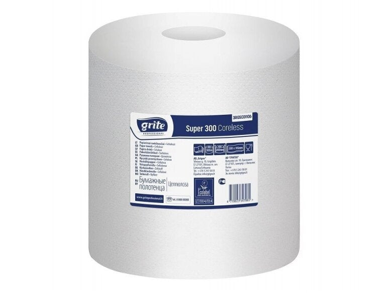 Popieriniai rankšluosčiai Grite Super Maxi 300 Coreless