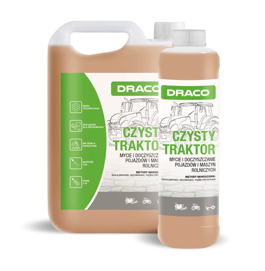 CZYSTY TRAKTOR žemės ūkio technikos ir transporto priemonių valiklis