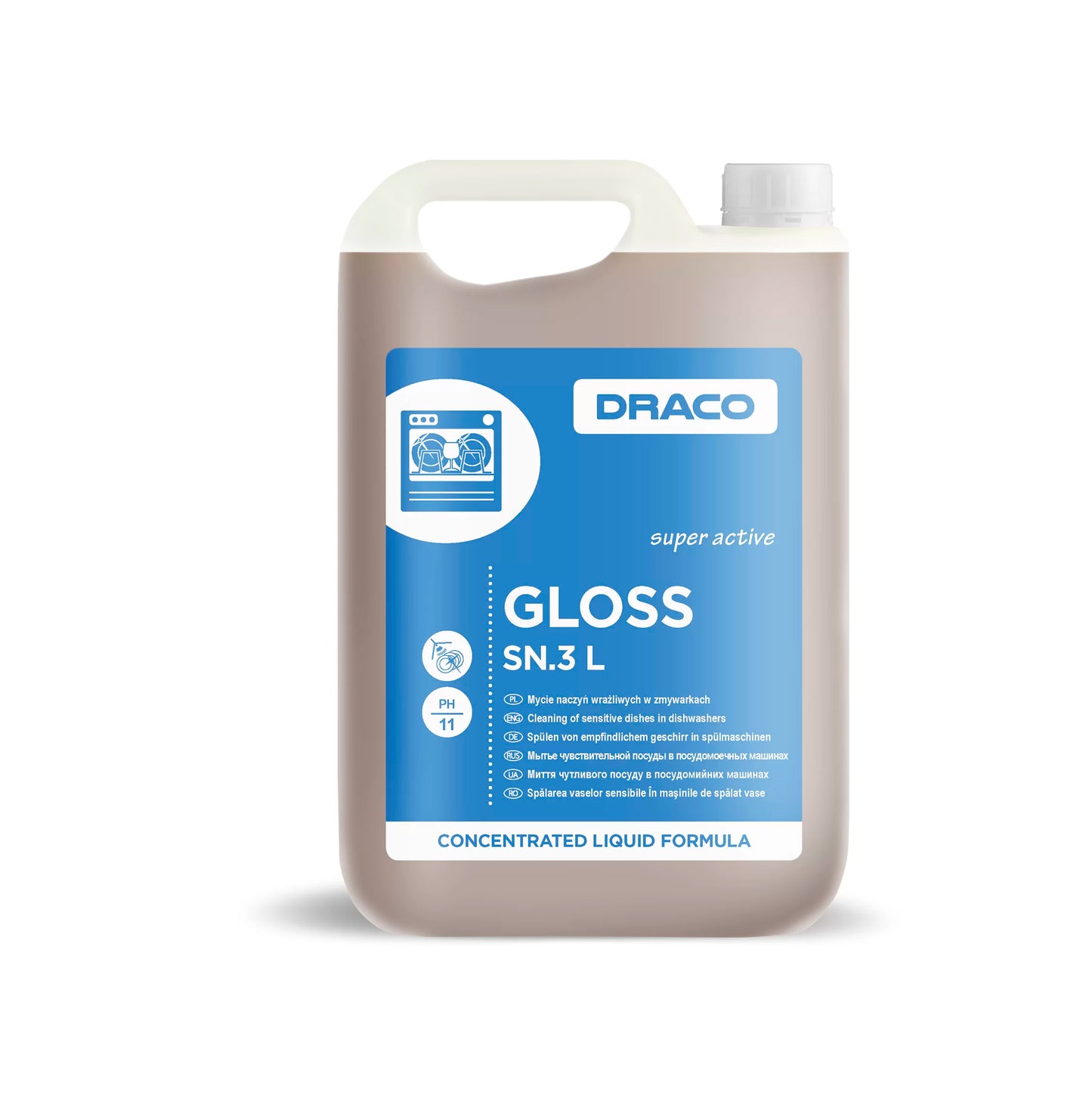 GLOSS SN.30 L indų ir stiklo ploviklis pramoninėms indaplovėms