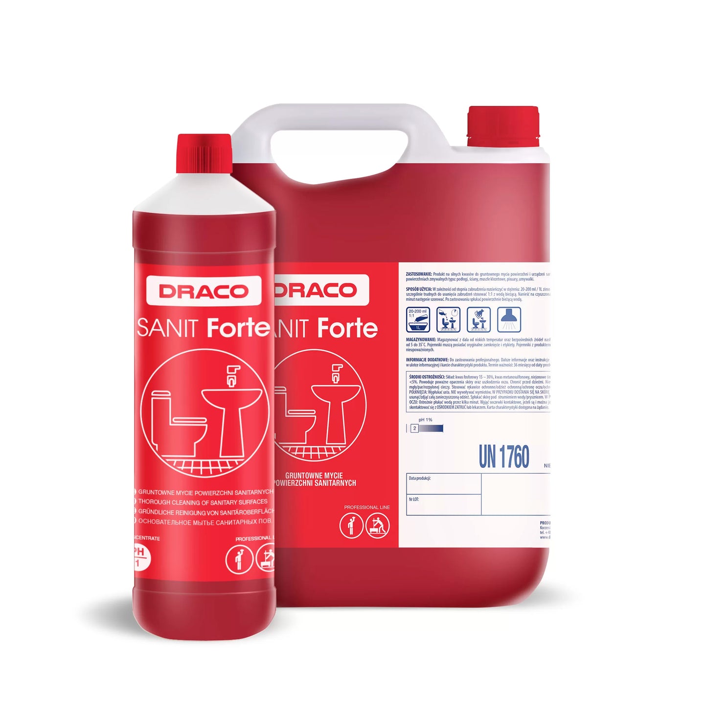 SANIT Forte intensyvus sanitarinių paviršių valiklis